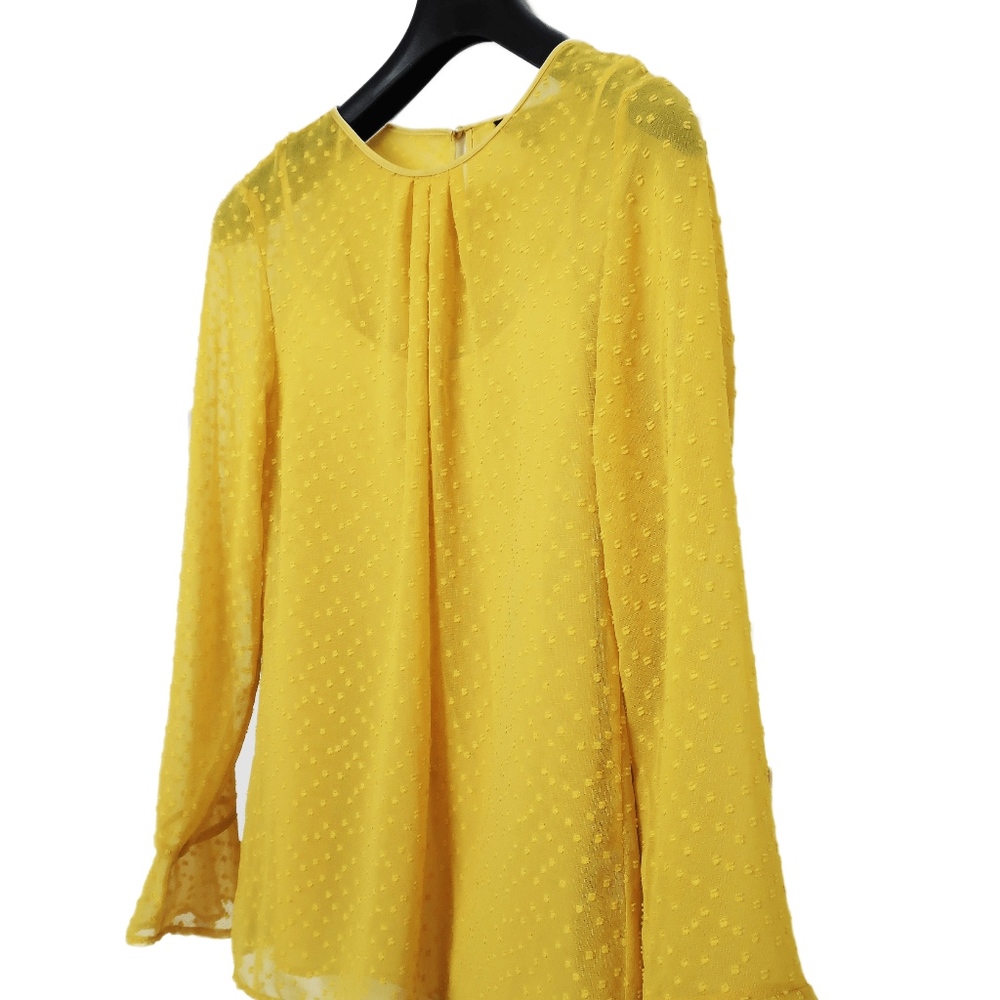 Banana Republic Flouncy Yellow Blouse